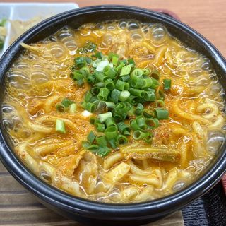韓流辛麺定食(博多 釜どん)