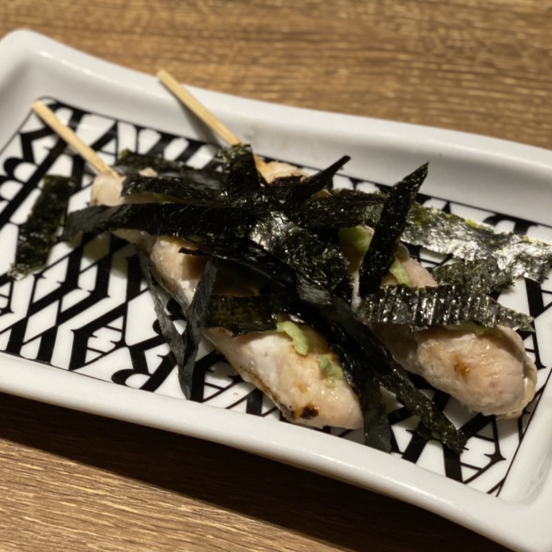 地鶏ささみ串　海苔わさび(笑笑 下関東口駅前店 )