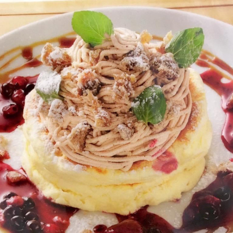 マロンクリームリコッタパンケーキ(高倉町珈琲 大井町店)