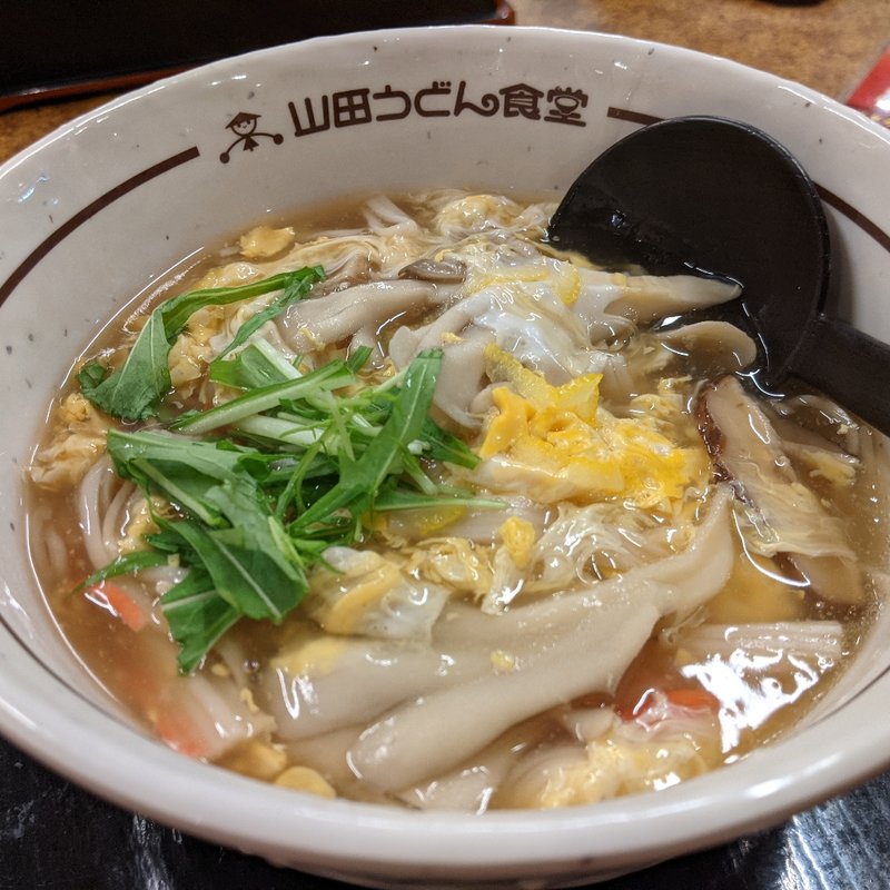 舞茸の彩りあんかけそば(山田うどん食堂 上尾小泉店 )