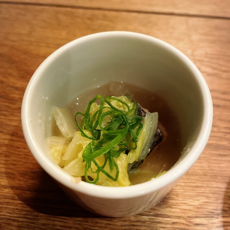 お通し(蕎麦屋 山都)