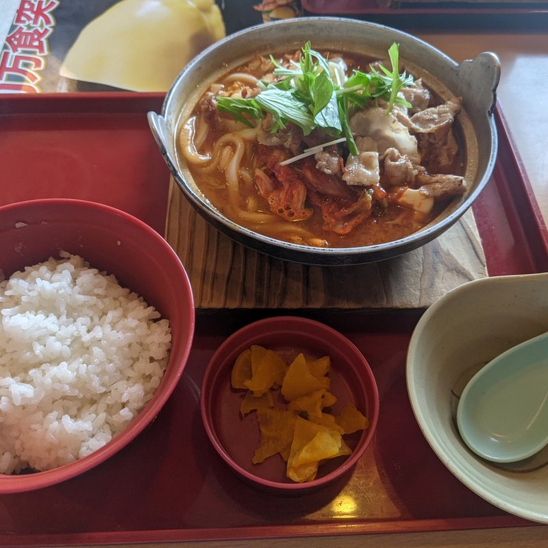 すくい豆富の味噌チゲ定食(ジョイフル 安来今津店 （Joyfulｌ）)