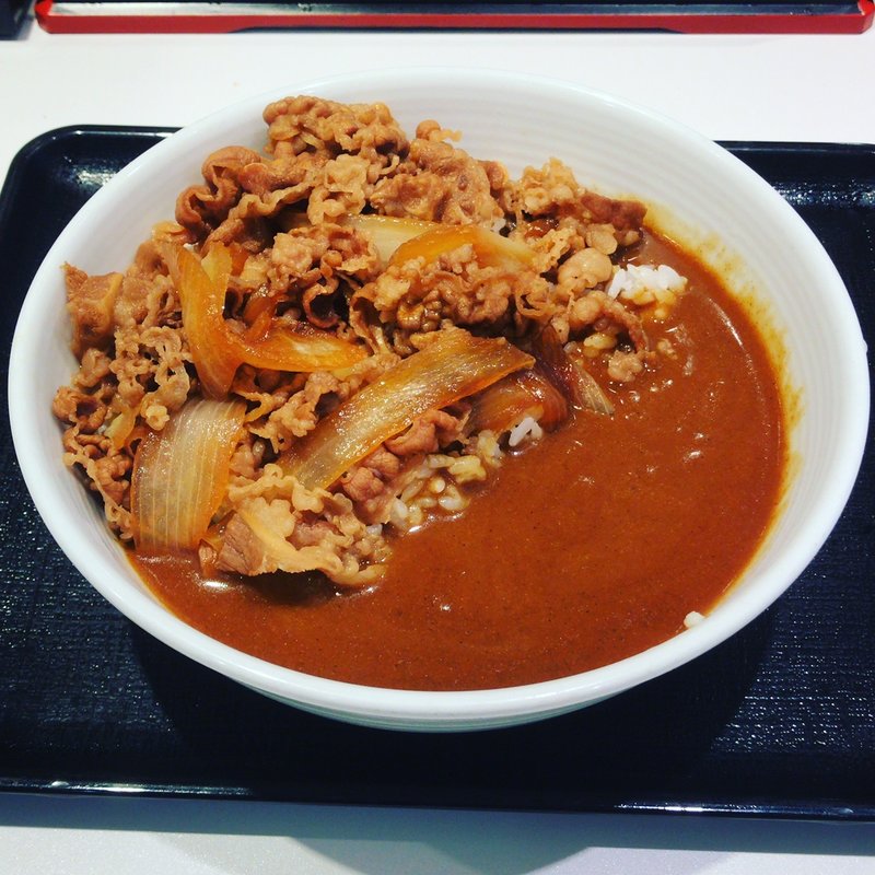肉だく牛カレー(吉野家 お茶の水店)