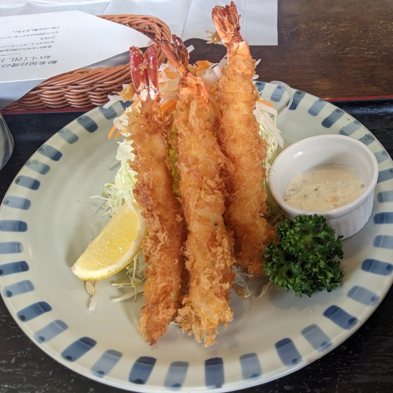海老フライ膳(グルメ＆コーヒー　舶来屋 （ハクライヤ）)