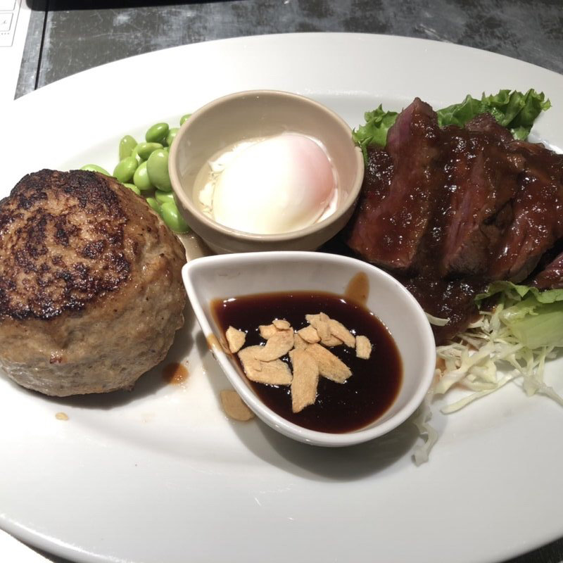 博多舞鶴ハンバーグ&牛サガリステーキ(Bistro O)