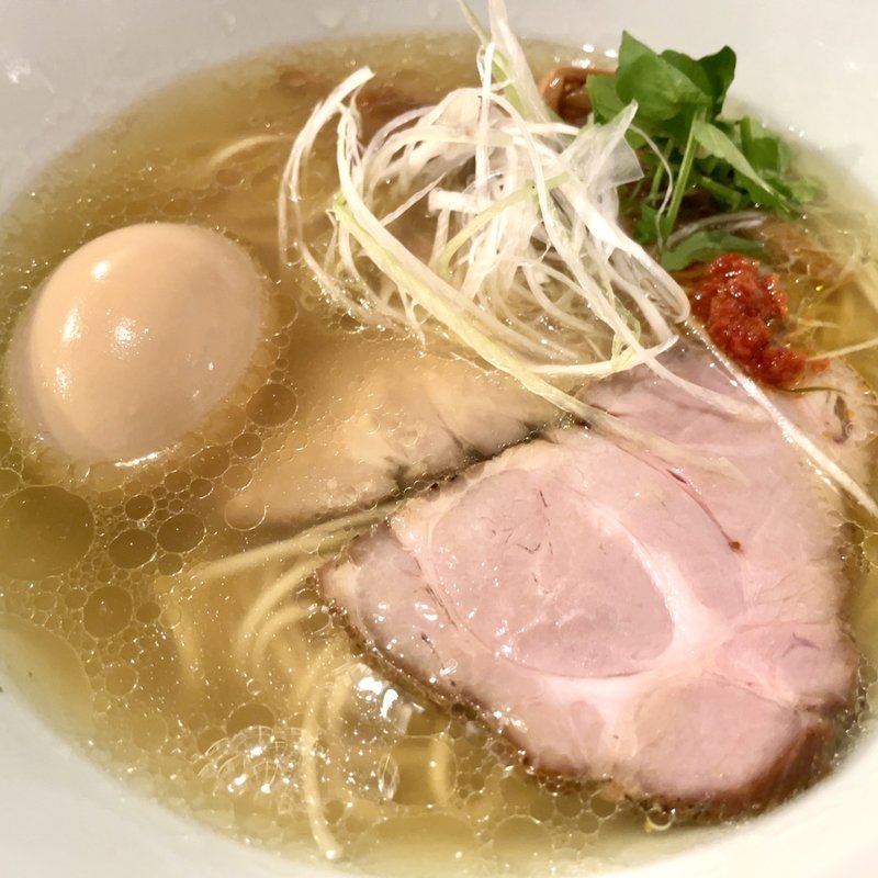 塩そば(地球の中華そば)