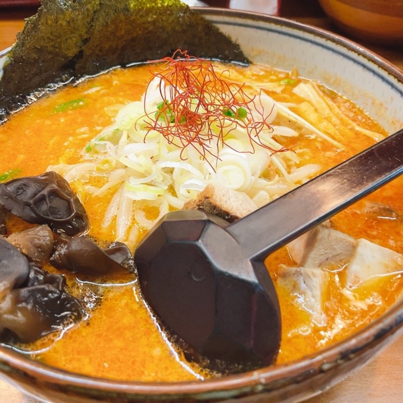 辛味噌ラーメン　中辛(白樺山荘 羊ヶ丘店)