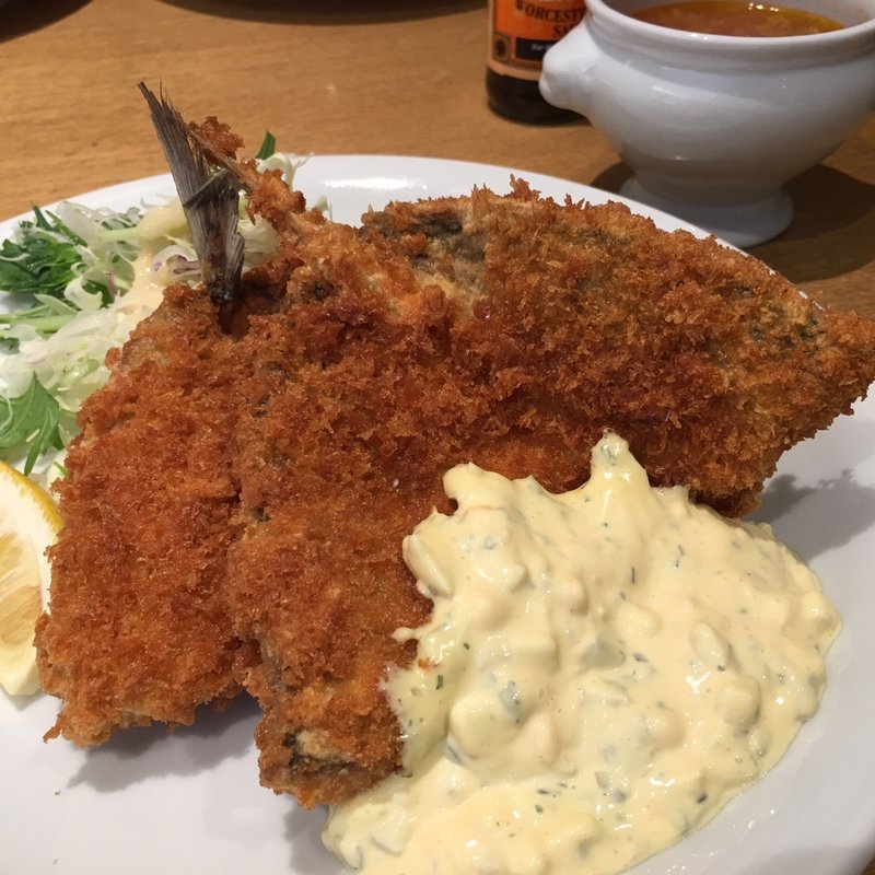 アジフライランチ(ミア食堂)