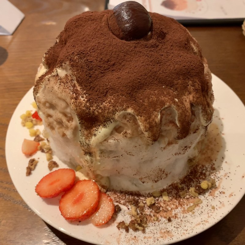 マロンティラミスかき氷(ボンヌ カフェ 十条店 （Bonnel Cafe）)