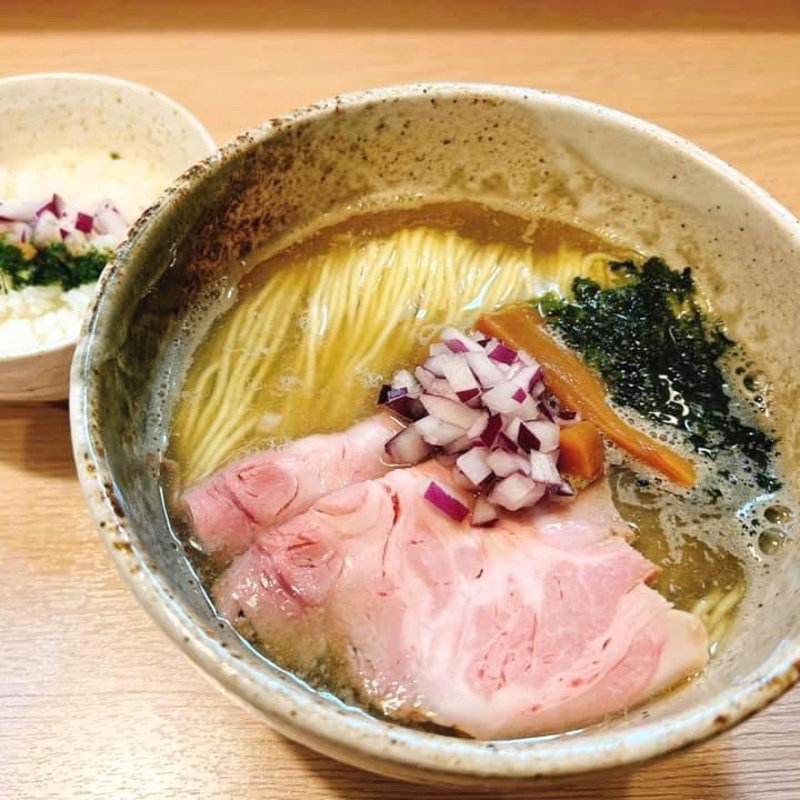 限定煮干しそば ご飯付き(麺笑　巧真)