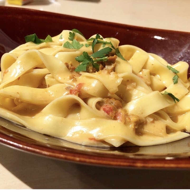 雲丹のトマトクリームパスタ(LEON （レオン）)