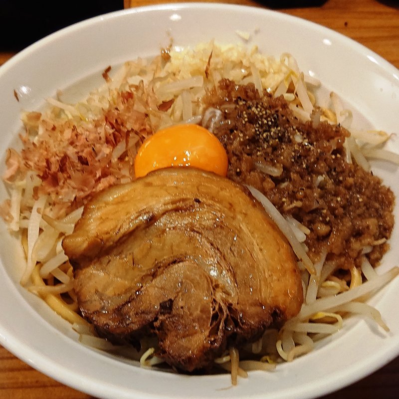 まぜそば(麺屋ガテン 門真運転免許試験場前店)