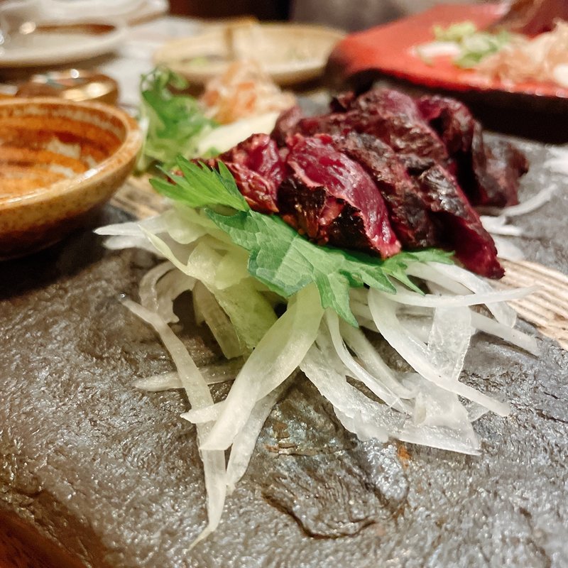 馬ヒレ肉の藁焼き(四万十川 )