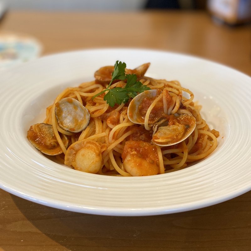 シーフードのトマトソース(ココス 名張平尾店 )