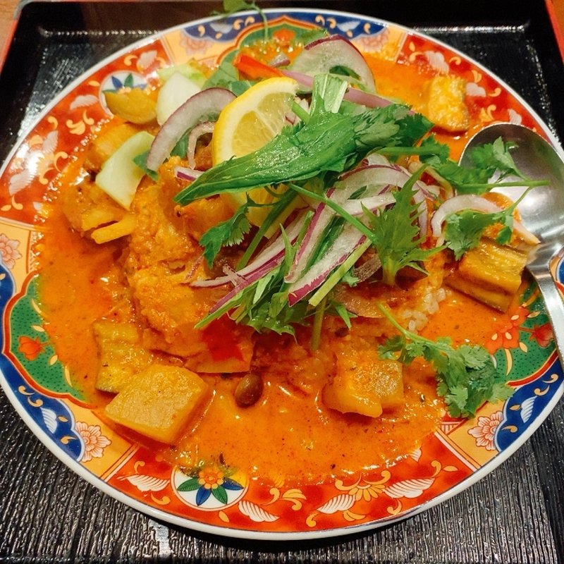 ポークレッドカレー(肥後橋南蛮亭)