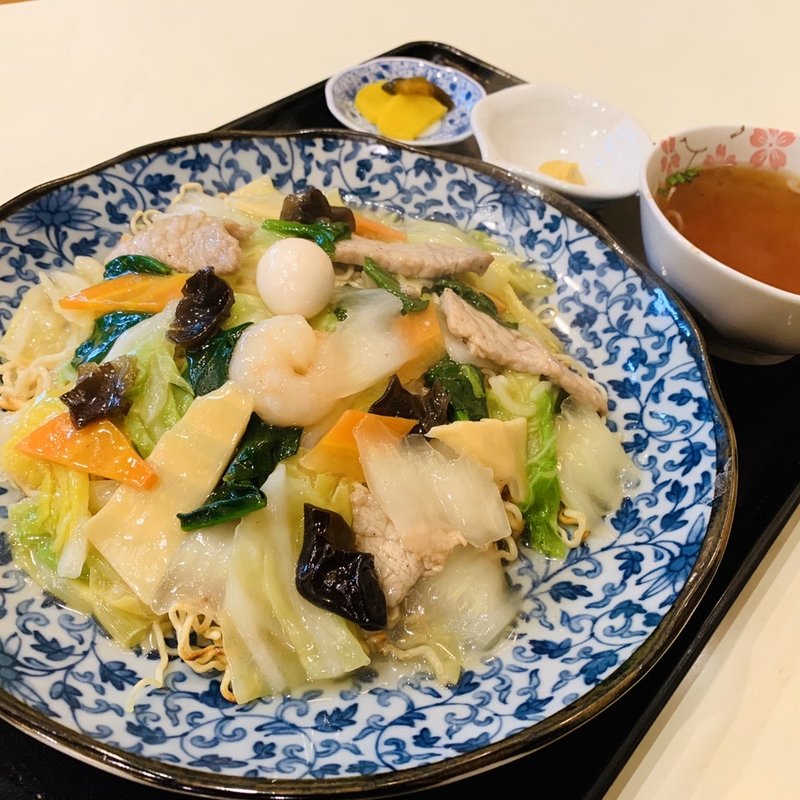 五目あんかけ焼そば(檸檬 )