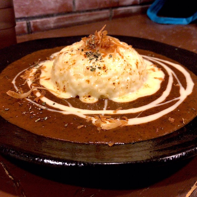 炙りチーズカレー(黒岩咖哩飯店)
