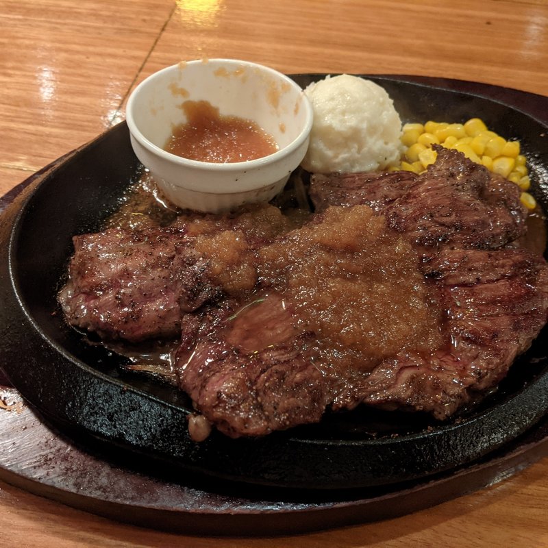 熟成牛はらみステーキランチ　200g(ジュークステーキ　新宿南口店)