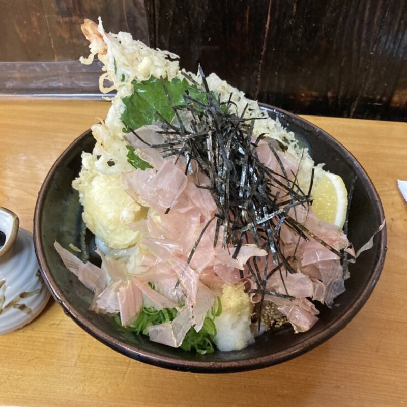 ぷちまんまる天ぶっかけ小(どとうぜにや)