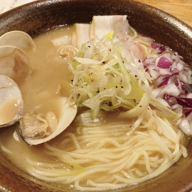 豚骨はまぐりそば(笑う門には福喜多る)