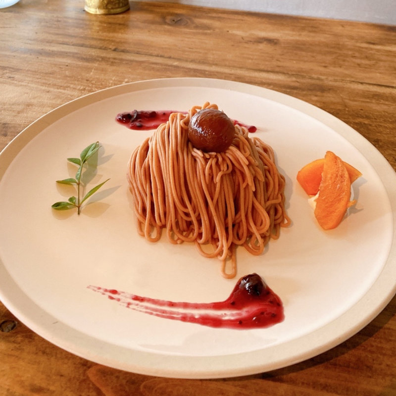 季節のモンブラン(no-mu cafe)