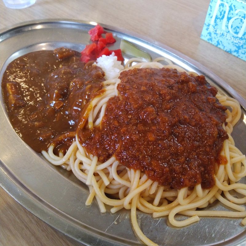ミートソース＆カレー(スパゲッティとカレーの店ハッシュ )
