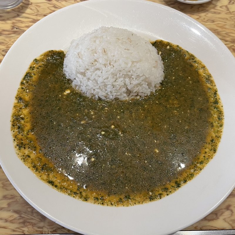 日本ほうれん草とカッテージチーズのカレー(すぱいす )