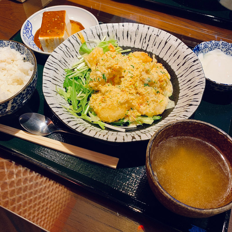 エビの揚げ物腐乳マヨネーズ(中国料理 食生々)