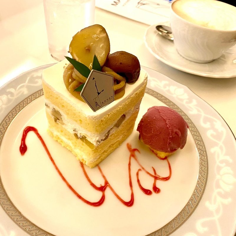 栗のショートケーキ(五感 北浜本館 （GOKAN ゴカン）)