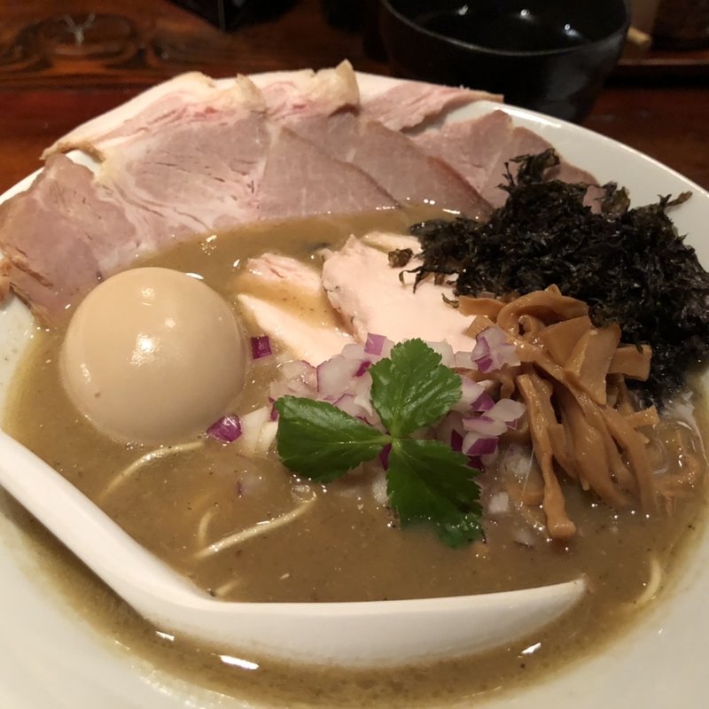 特製濃厚にぼしそば全部のせ(炙屋 十兵衛 二日町本店 （あぶりや じゅうべえ）)