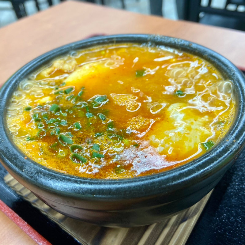 手作り豆腐のスンドゥブチゲ(博多 釜どん)