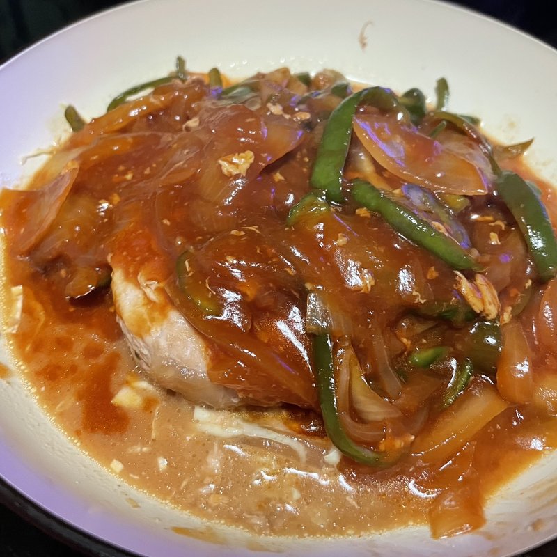 ポークチャップ(自宅)