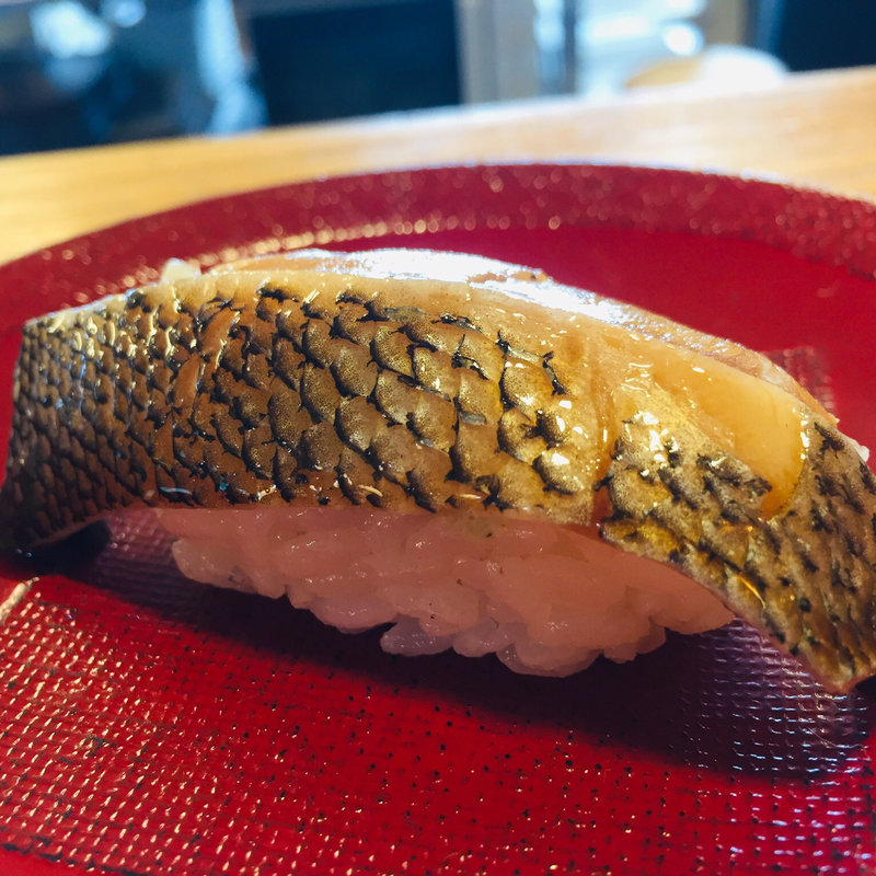 イサキの漬けの握り(ゆう心)