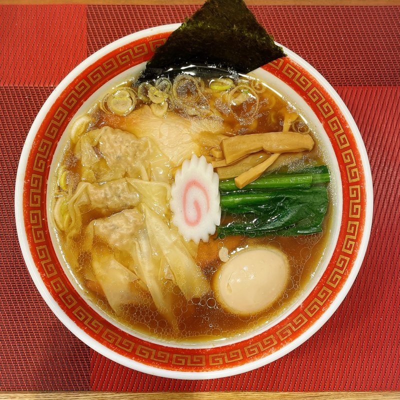 ワンタン麺(麺創庵 砂田)