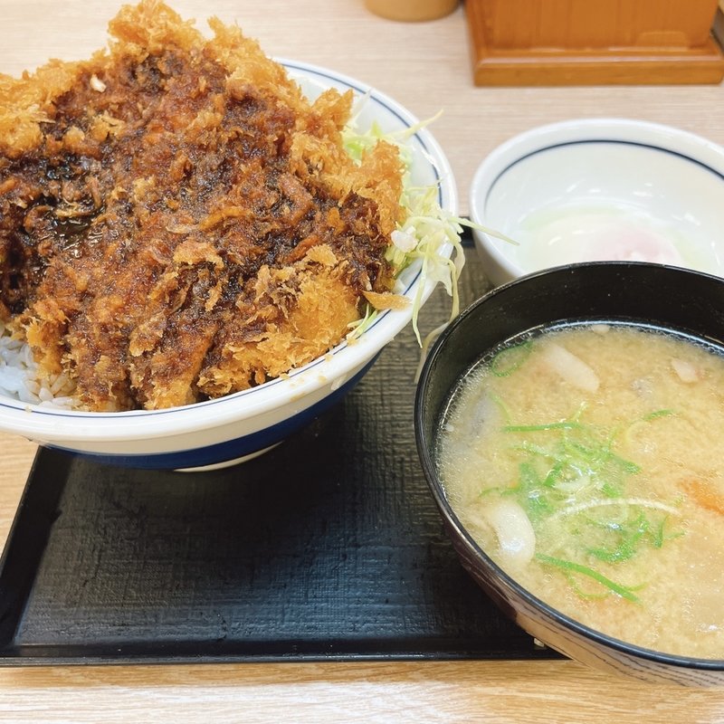ソースカツ丼Bセット(かつや 宇都宮インターパーク店 )