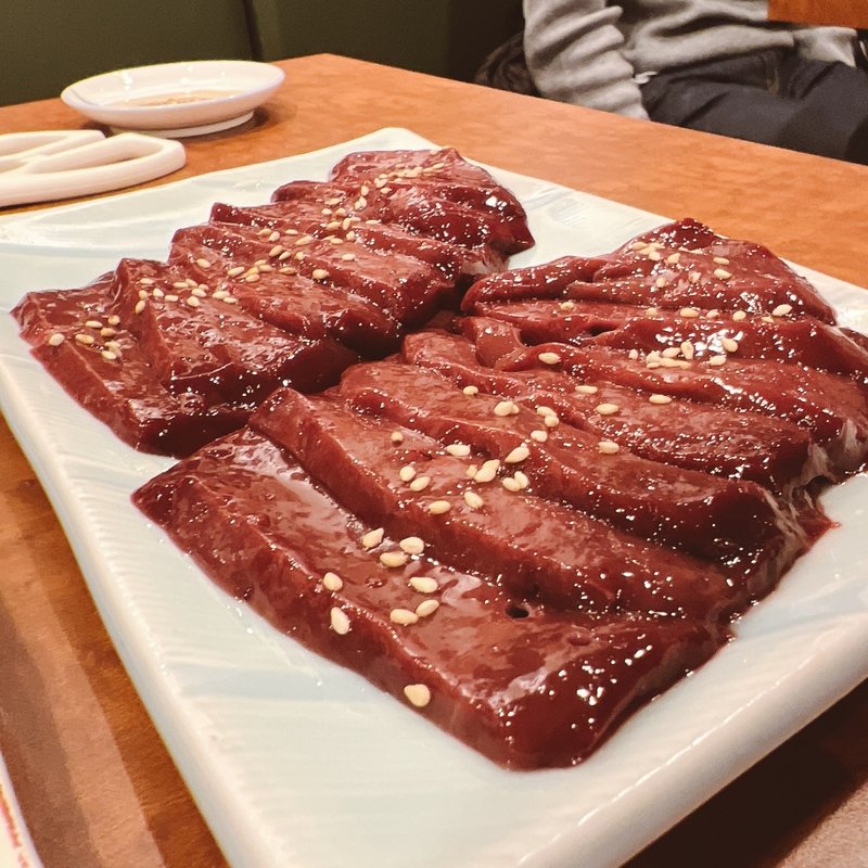 炙りレバー(焼肉 幸家)