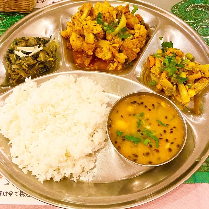 ネパールランチセット(サンサール小岩店)