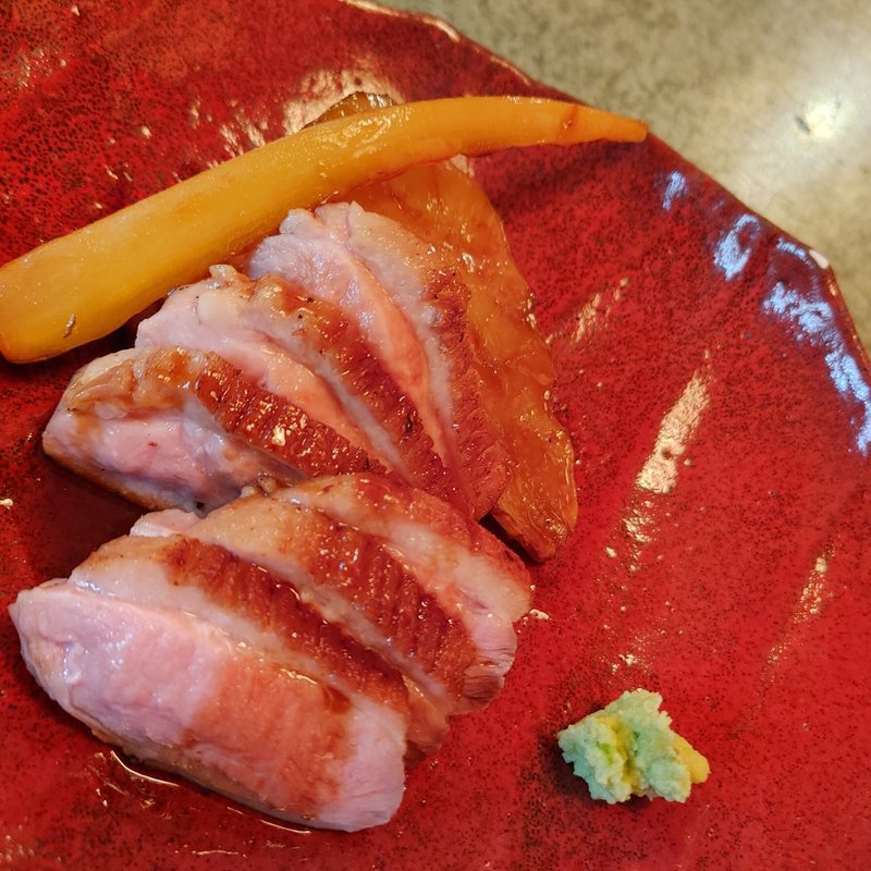 鴨焼き(そば居酒屋 寿美吉)