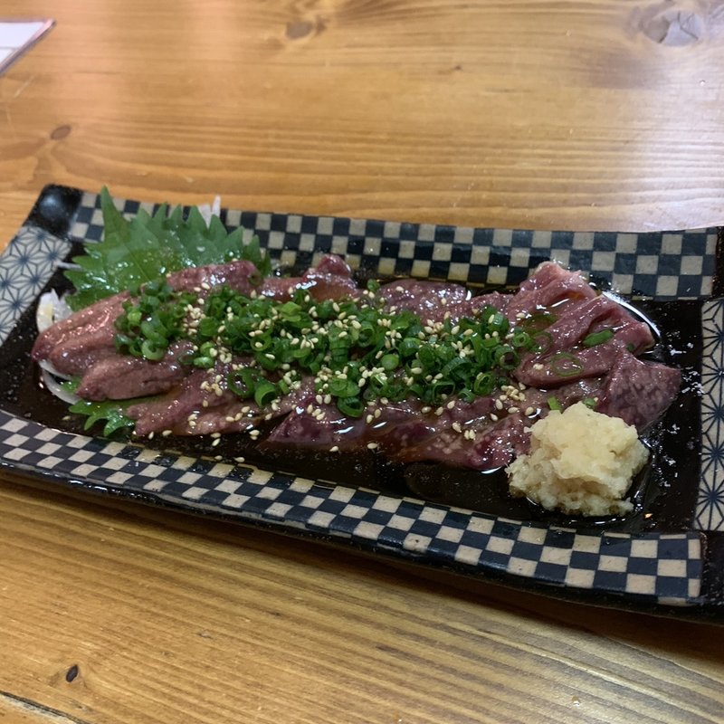 鶏レバー刺(ひぜん屋)