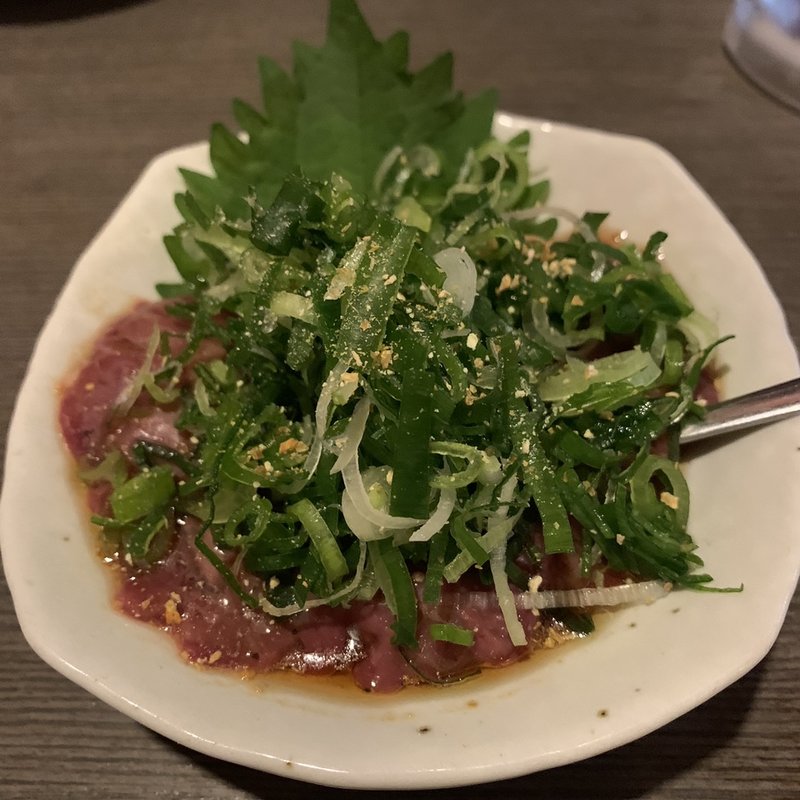 鳥レバー塩辛(炭焼小屋 竜ちゃん)