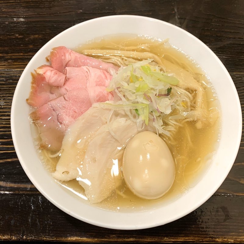 特製貝×鶏の淡麗中華そば(中華そば　向日葵 )
