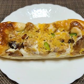 たっぷり豆パン 金時&ウグイス(デリフランス (Delifrance))