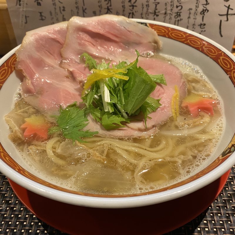 油かす柚子塩中華そば(YAMACHAN)