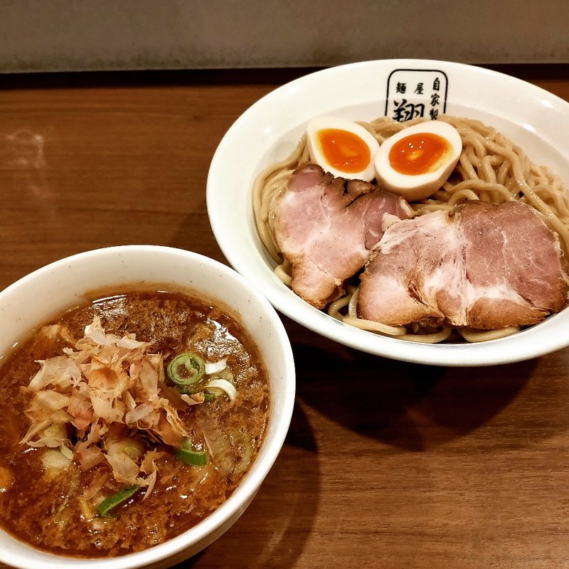 濃厚魚介つけ麺(自家製麺 麺屋 翔)
