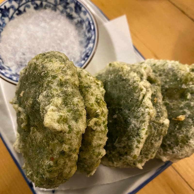 レンコンの磯辺揚げ(大衆酒場ビートル)