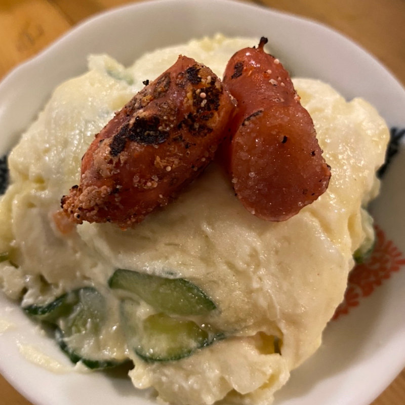 ポテトサラダ明太子のせ(大衆酒場ビートル)