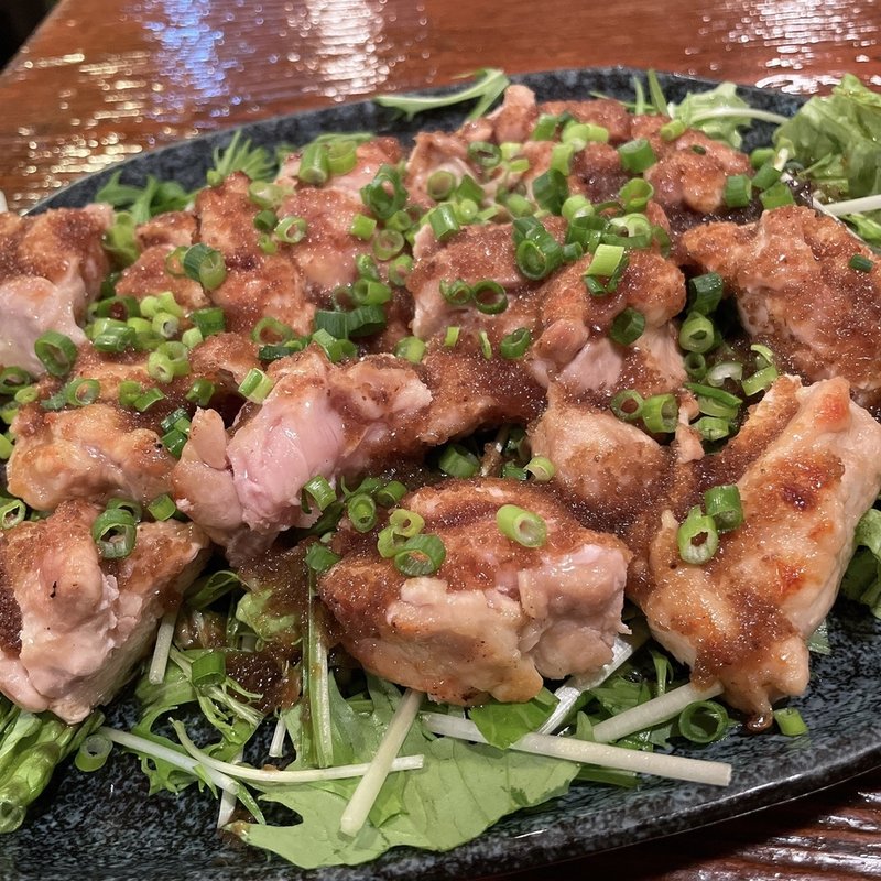 鶏もも焼きのおろしポン酢(たこ安)