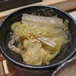 白菜とお揚げの炊いたん(焼鳥カッポウ 鳥耀)