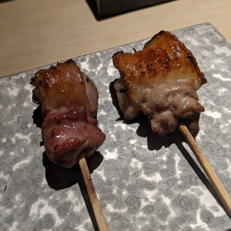 二鶏種比べ　塩　むね(焼鳥カッポウ 鳥耀)