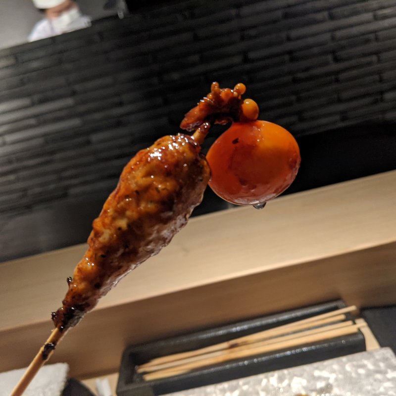 つくね　きんかん(焼鳥カッポウ 鳥耀)